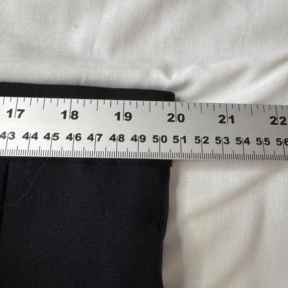 Pronto Uomo Men's 100% Wool Dress Pants Black Size Tag: 40‎ Leg Stripe Formal - Picture 7 of 12